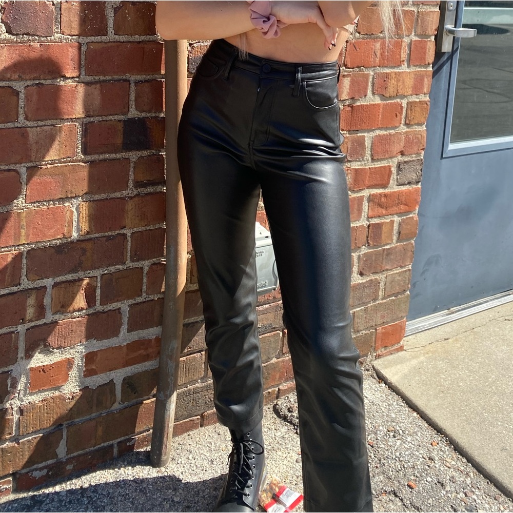 Hollister Leather Pants